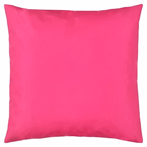 Furn Plain Pink Square Outdoor Cushion with Removable Stain Repellent Cover, W/D/H: 43 x 43 x 43 cm – 1