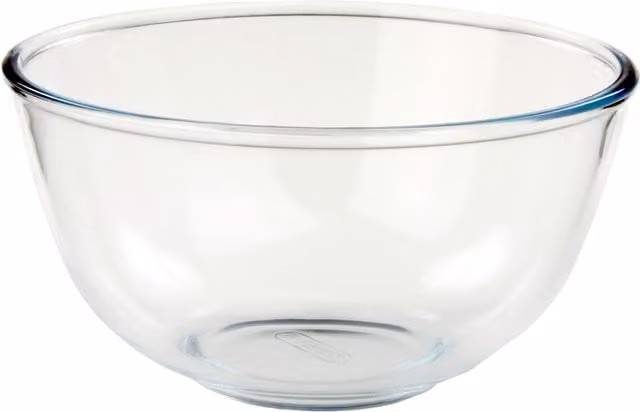 Pyrex Classic Round Glass Mixing Bowl, Transparent, 2 l