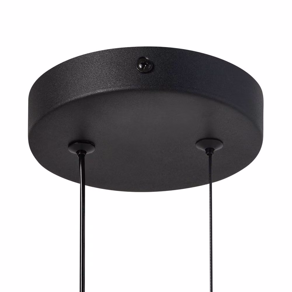 Wyld and Coco Black Aluminium Pendant Lamp with Adjustable LED Shade – 2