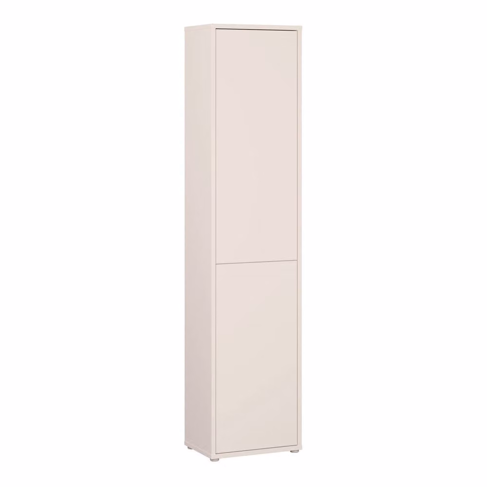 Furniture To Go Alice Springs Narrow Tall Cupboard with 2 Push-to-Open Doors in Sand and Beige – 2