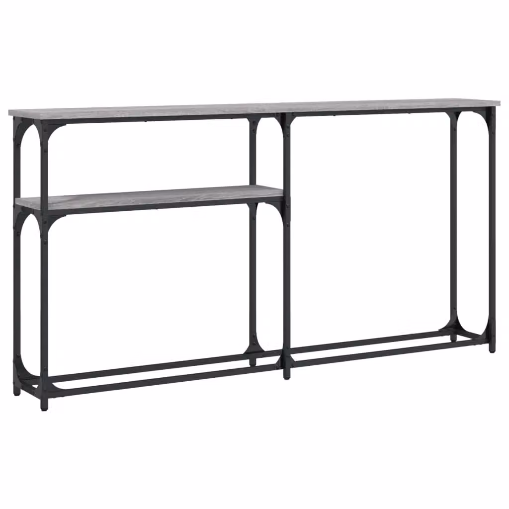 Berkfield Home Grey Sonoma Console Table, W/D/H: 145 x 22.5 x 75 cm – 2