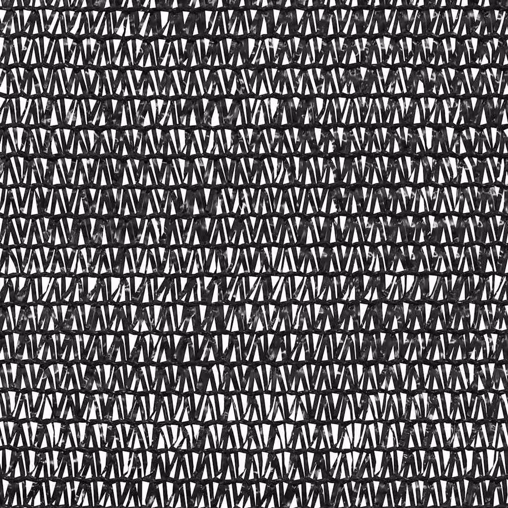 Berkfield Home Black Semi-Transparent HDPE Privacy Netting Mat – 4