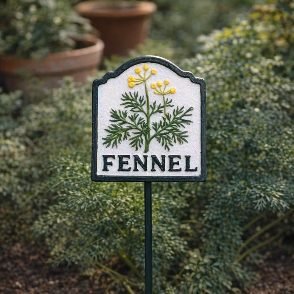 Gifts Direct 2 U Metal Fennel Herb Marker Garden Stake – 4