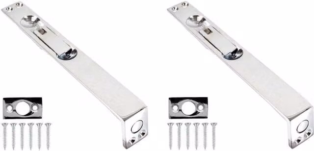 Golden Grace 2 Set Lever Action Door Flush Bolt in Polished Chrome
