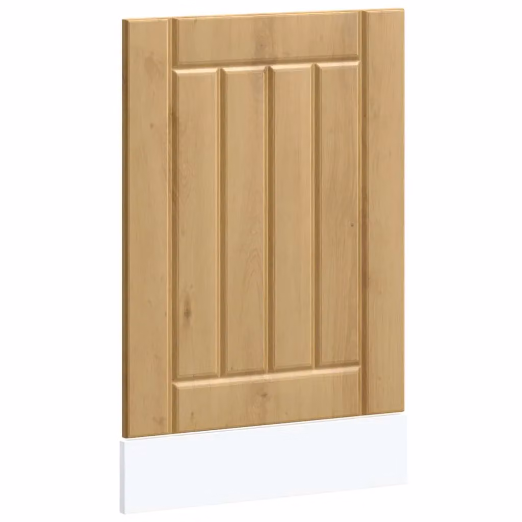 Berkfield Home Lucca Artisan Oak Dishwasher Panel in Brown Engineered Wood – 2