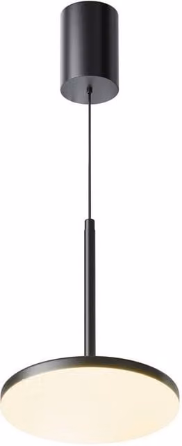 Netlighting Plato LED Pendant Ceiling Light in Black, 700lm, 3000K – 1