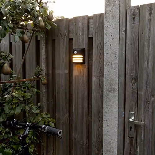 Luxform Solar Gap Wall Light with PIR Motion Sensor in Black – 2