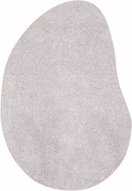 Berkfield Home Sand Oval Area Rug in Beige, W: 200 cm, D: 100 cm, Non-Slip and Washable Polyester Rug – 1