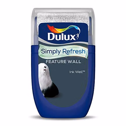 Dulux Simply Refresh Feature Wall Matt Emulsion Paint in Ink Well, 30 ml – 3
