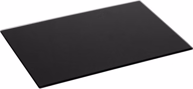 Harbour Housewares Rectangular Glass Chopping Board in Black, W: 30.5 cm, D: 20 cm – 7