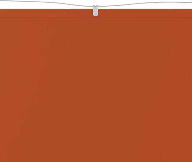 Berkfield Home Vertical Wall-Mounted Awning in Terracotta Oxford Polyester Fabric, W: 60 cm, H: 1000 cm – 1