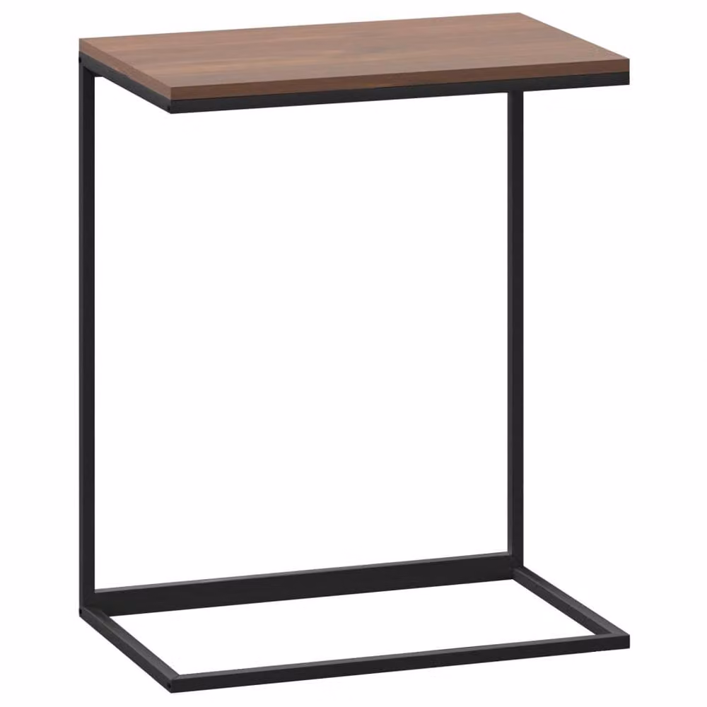 Berkfield Home Black Side Table in Engineered Wood W/D/H: 55 x 35 x 66 cm – 2