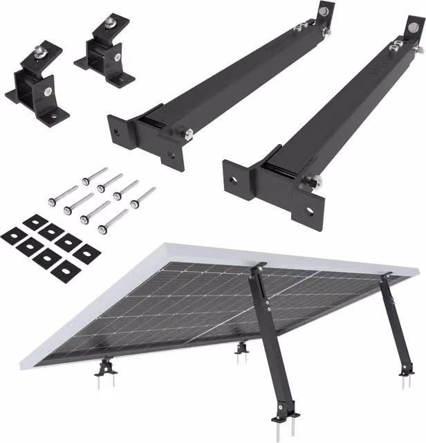 NuaSol Elevation Solar Module Holder in Black