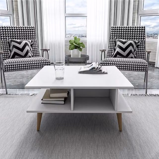 Decorotika Akya Modern White Coffee Table