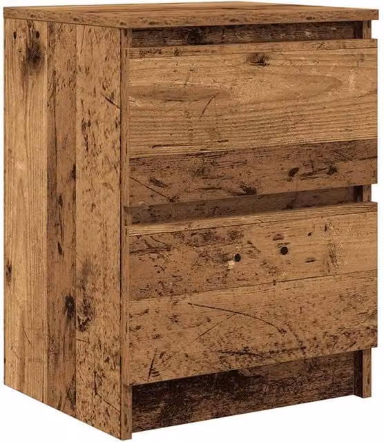 Berkfield Home Rustic TV Cabinet in Brown Engineered Wood, W/D/H: 40 x 35 x 54 cm – 1