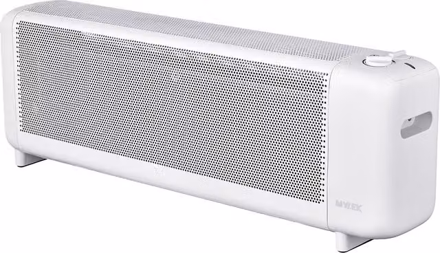MYLEK 2kW White Mica Electric Low Level Radiator with Advanced Thermostat – 1
