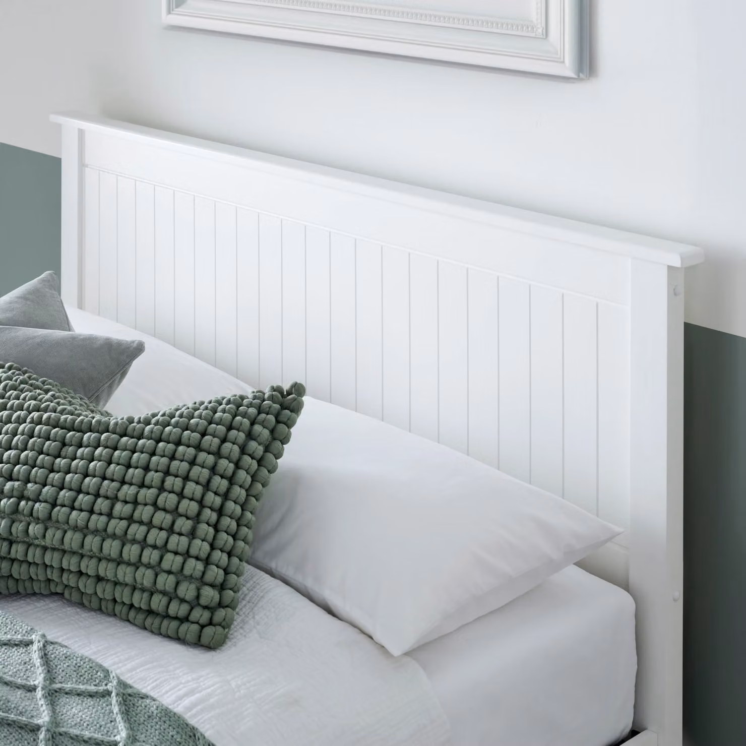 Bedmaster Dawson Wooden Ottoman Bed and Memory Maestro Memory Foam Mattress in White, King Size (W/D/H: 180 x 200 cm) – 2