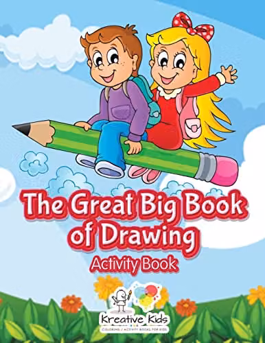 Kreative Kids The Great Big Book of Drawing Activity Book for Children, Multicolour
