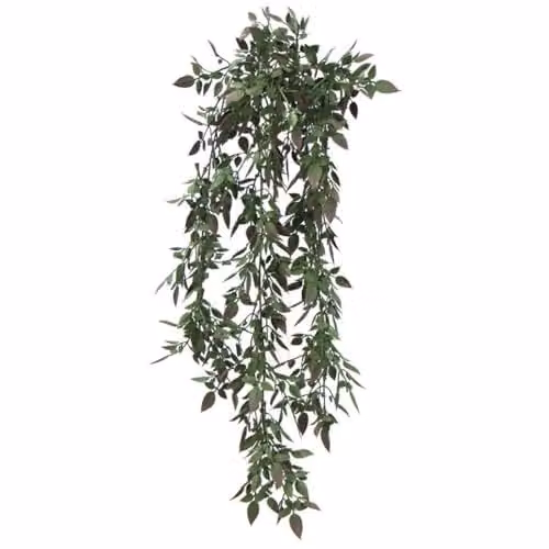 Leaf Artificial Angel Hanging Plant, Green, Height: 76 cm – 1