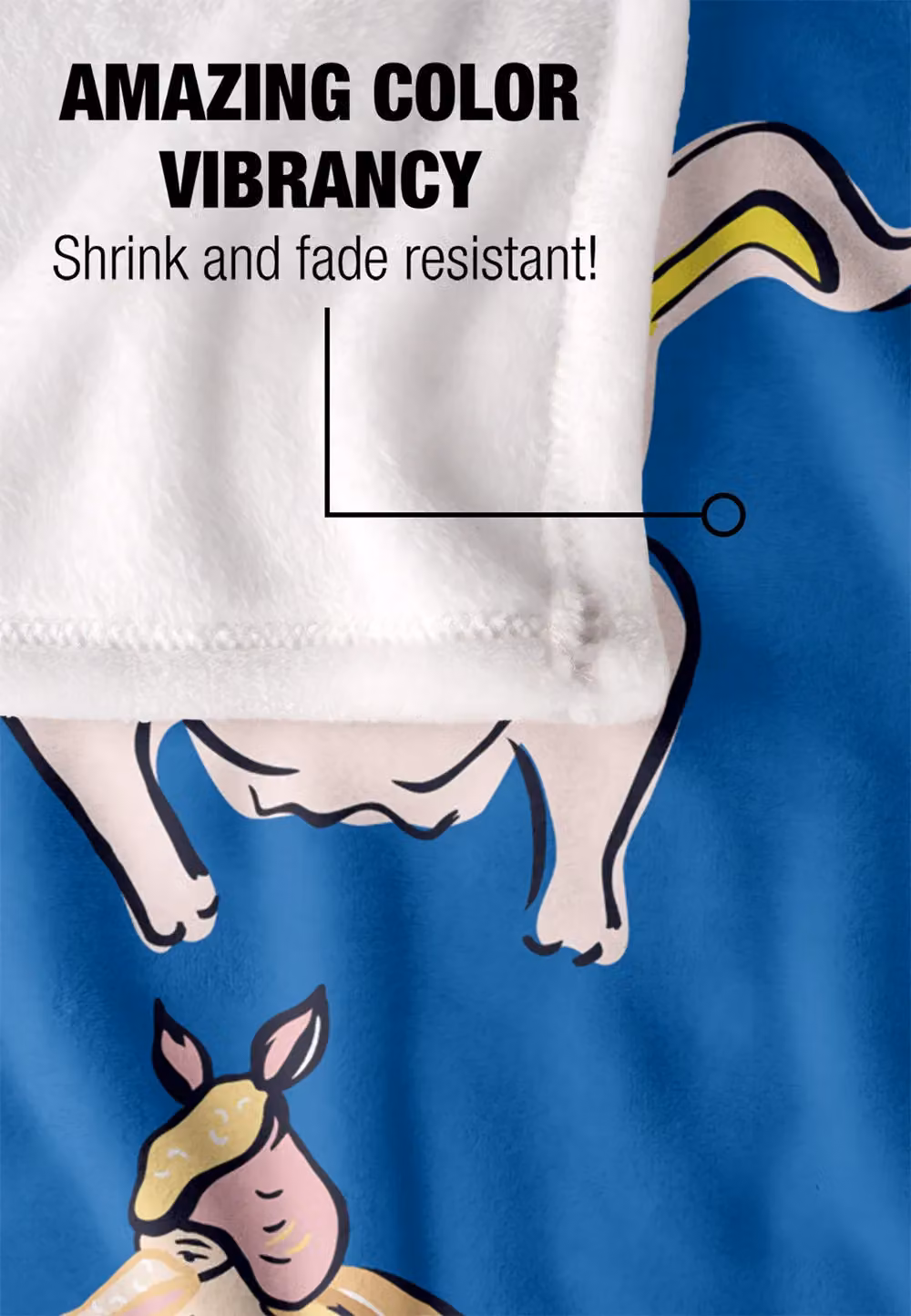 Warner Brothers Friends Symbols Silky Touch Super Soft Throw Blanket in White – 3