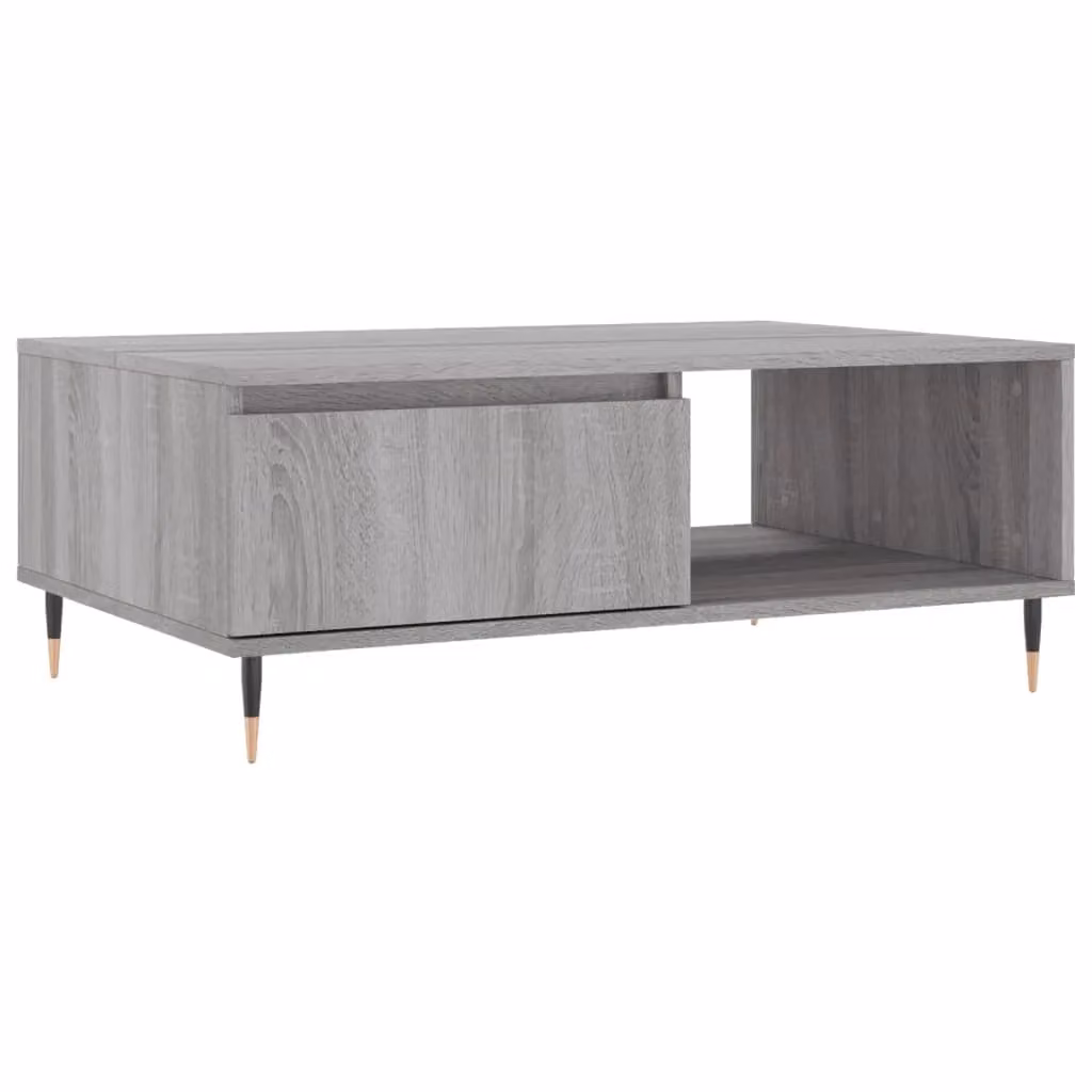 Berkfield Home Grey Sonoma Coffee Table W: 90 cm, D: 60 cm, H: 35 cm – 2