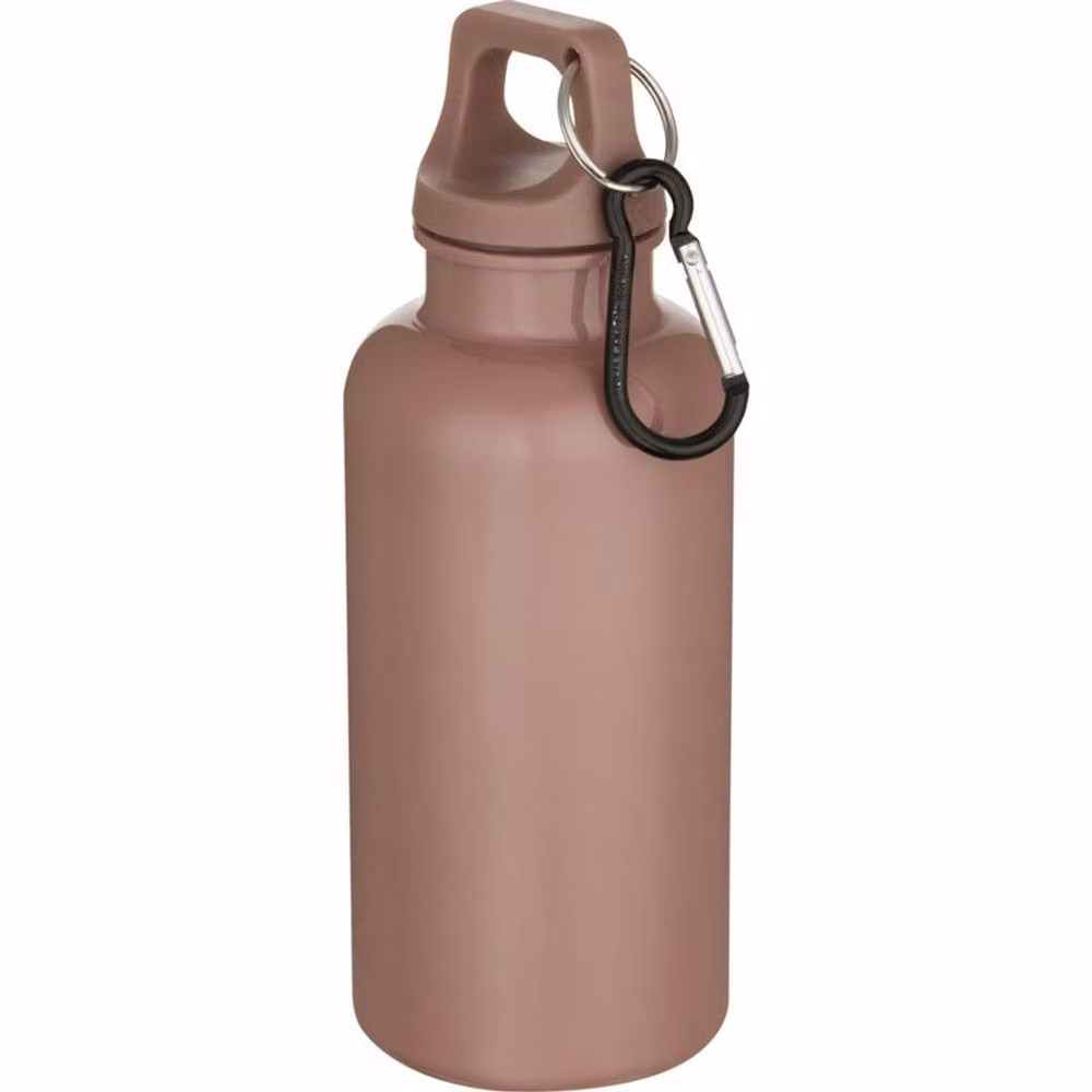 Floso Oregon Solid Plastic Carabiner Clip Water Bottle, 400 ml, Pink – 2