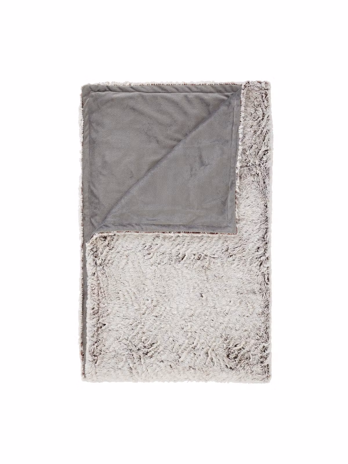 Catherine Lansfield Wolf Faux Fur Extra Large Cosy Throw in Natural Beige, W/D/H: 150 x 200 cm – 2