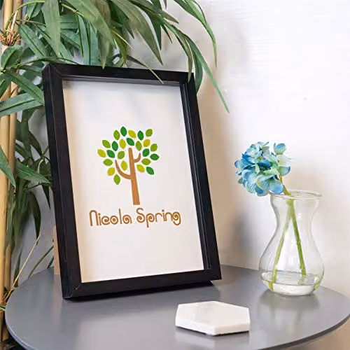 Nicola Spring 3D Shadow Box Photo Frame, Black, A4, W/D/H: 32.0 x 23.3 x 3.5 cm – 3