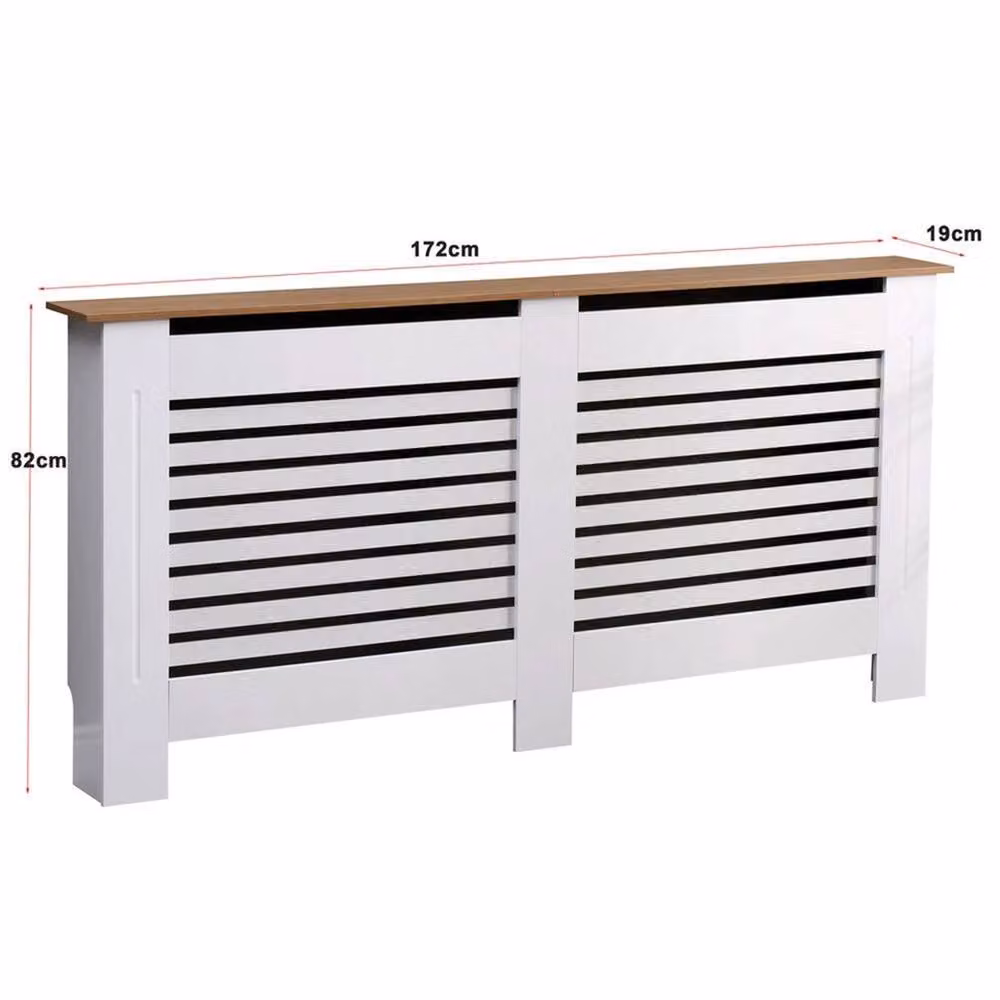 PAWNORA Extra Large Radiator Cover in Matt White – 2