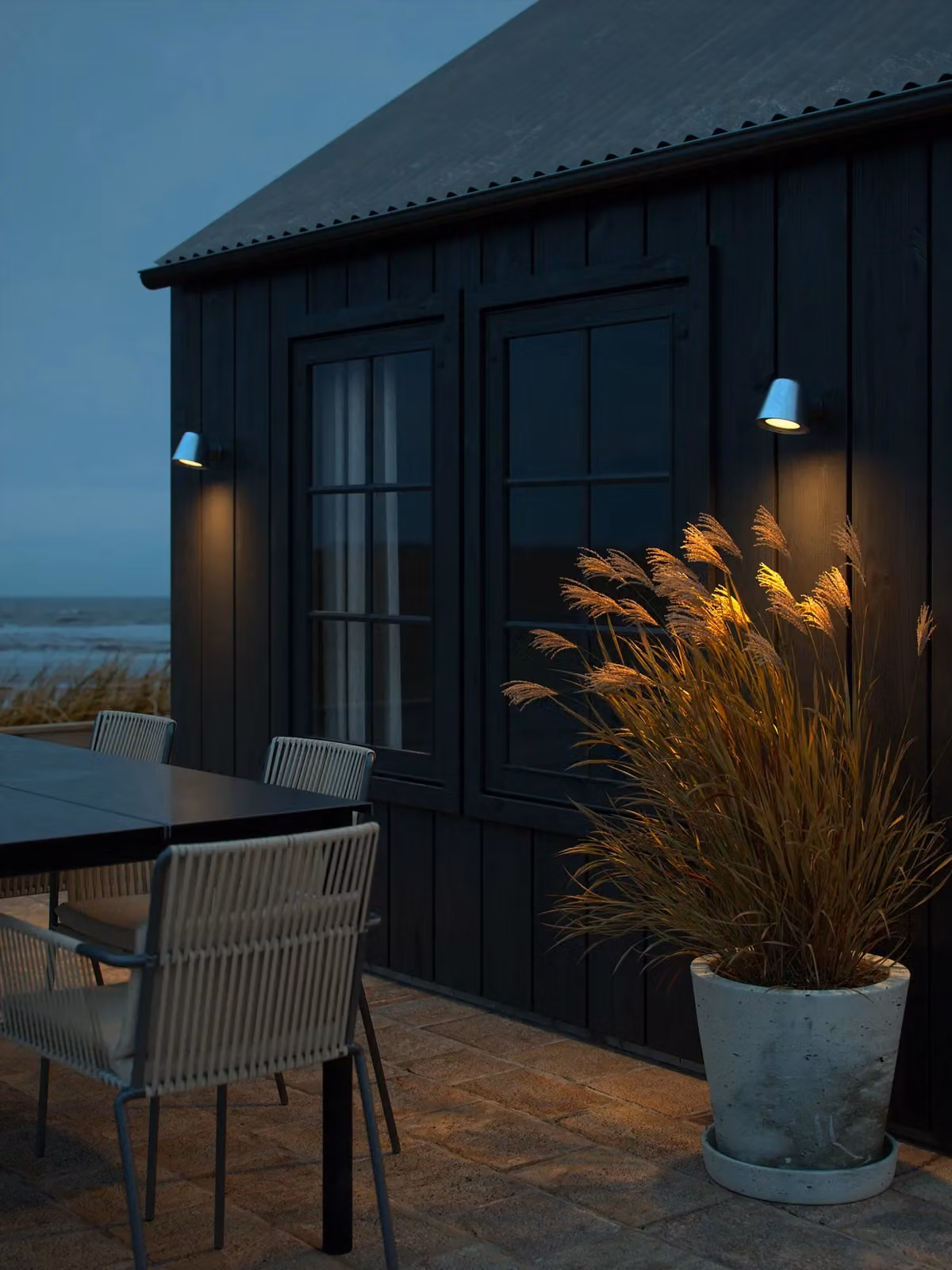 Nordlux Aleria Outdoor Wall Light in Silver Galvanised Steel with GU10 Socket, IP44 Rated and Saltwater Resistant – 2