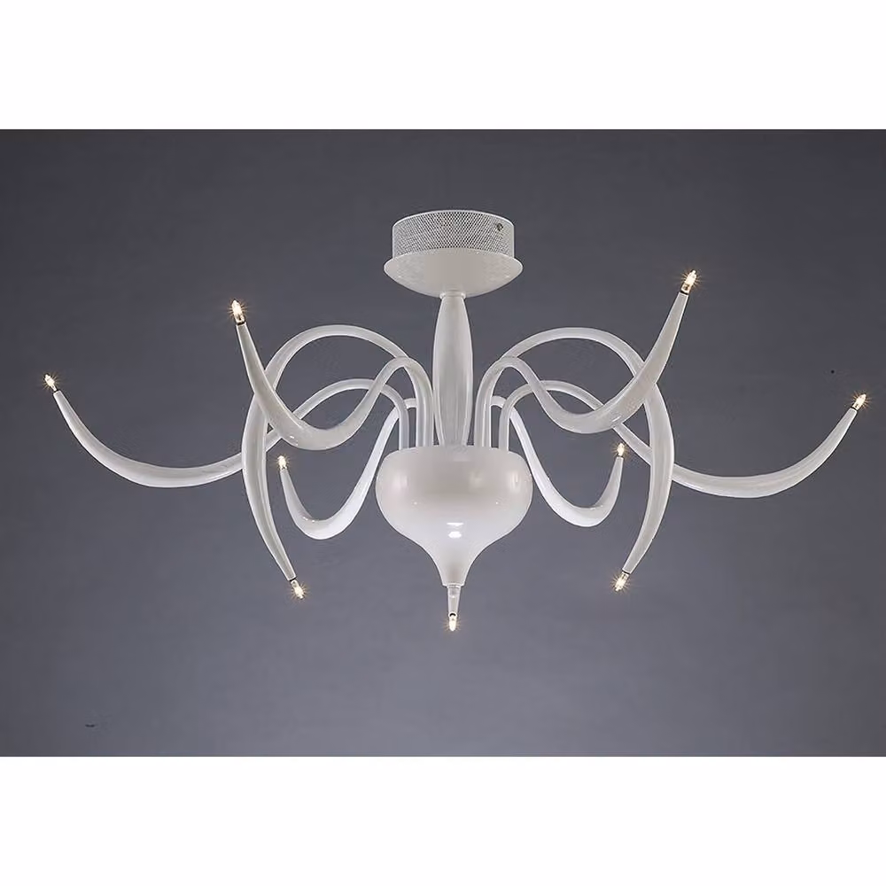 Netlighting Llamas 9-Light White Ceiling Design Lamp with G4 Sockets – 2