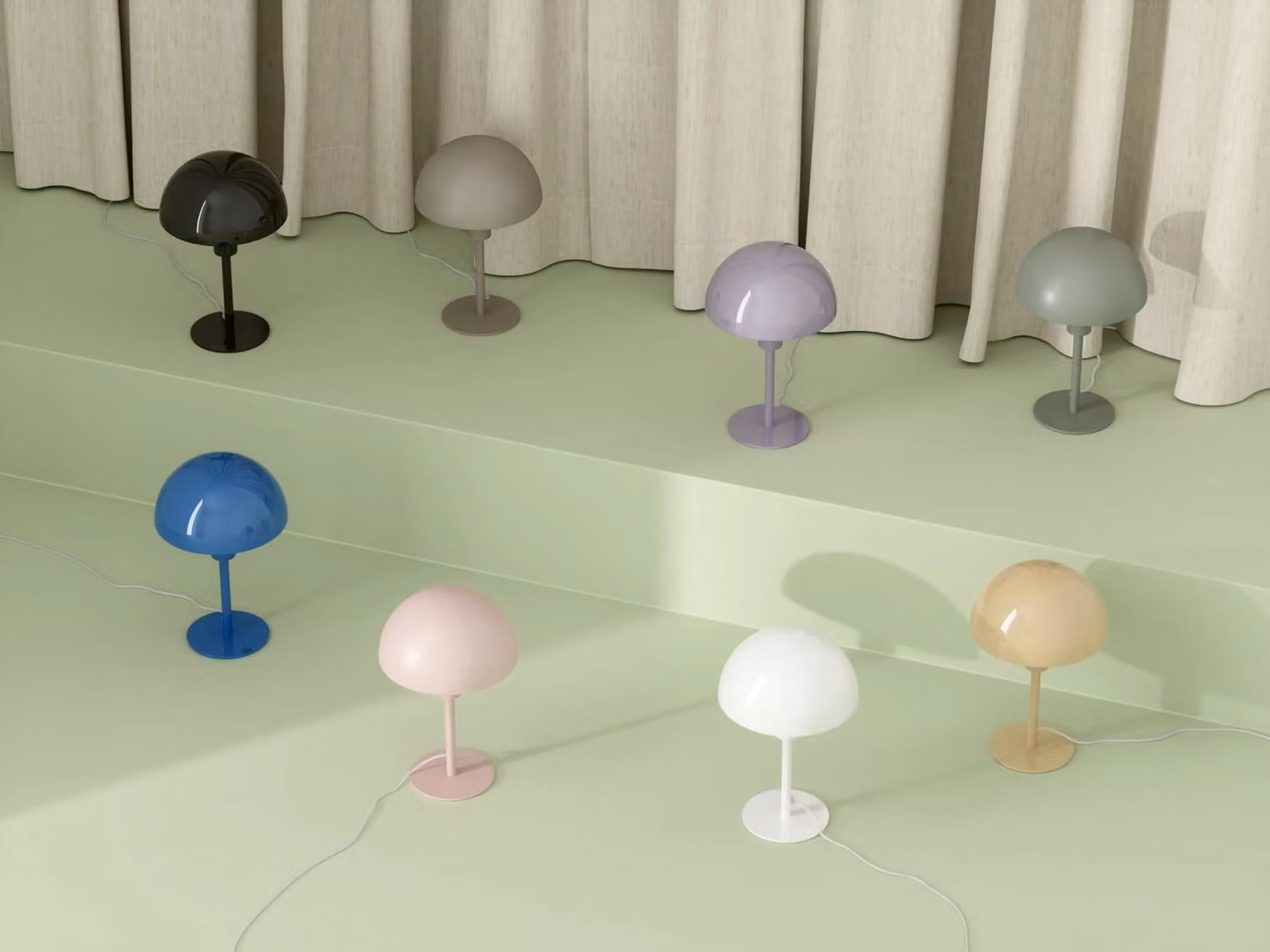 Nordlux Ellen Metal Table Lamp in Yellow with E14 Base – 3