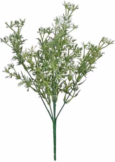 Kingsbury Gifts Artificial White Heather Bud Bush