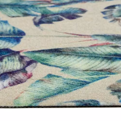 My Mat Studio Collection Pastel Palms Multicolour Floral Kitchen Mat, W: 67 cm, L: 150 cm – 4