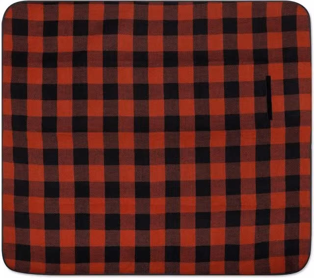 Regatta Matio Padded Picnic Blanket in Red and Black Checked Polyester