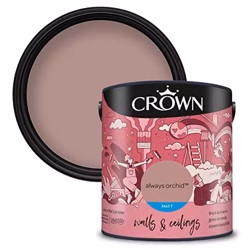 Crown Pink Matt Dispersion Emulsion Paint 2.5l – 2
