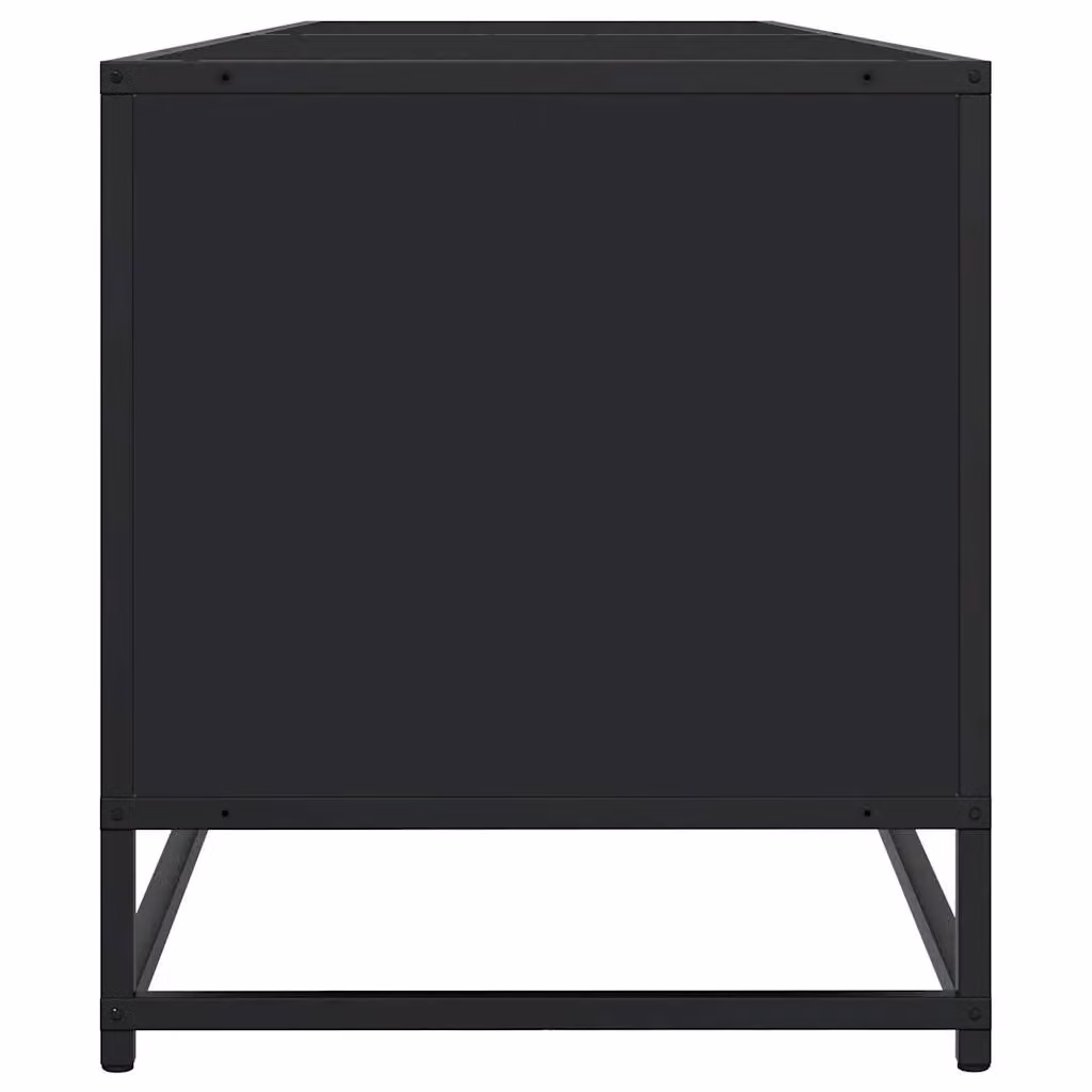 Berkfield Home Industrial TV Cabinet in Black, W/D/H: 180.5 x 40 x 46 cm – 4
