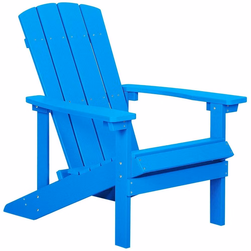 Wyld and Coco Blue Weatherproof Outdoor Lounger with Armrests – 2
