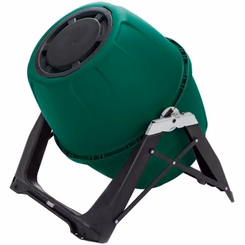 Draper 07212 Manual Plastic Compost Tumbler, Green, 180L – 1