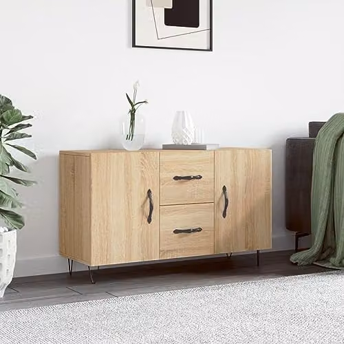 vidaXL Modern Sideboard in Brown, W/D/H: 100 x 36 x 60 cm – 2