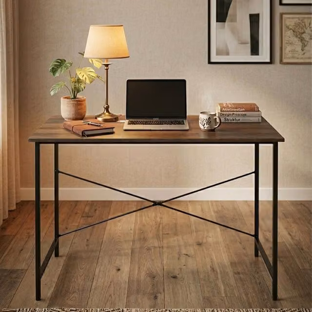 Orsina Modern Brown Oak Writing Desk