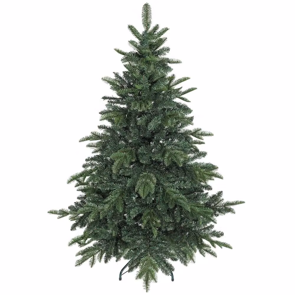 STILVORA 5ft Green Artificial Christmas Tree with Hinged Branches, Height: 152.4 cm, Width: 107 cm – 4