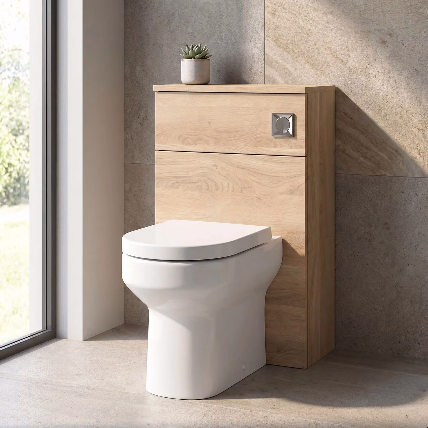 Balterley Round Back To Wall Toilet Pan, White, W: 410 mm, D: 370 mm, H: 520 mm – 6