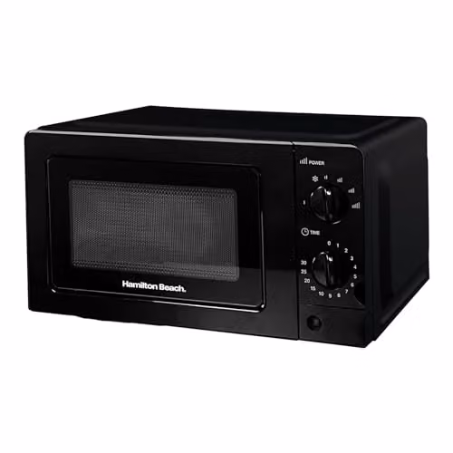 Hamilton Beach 700W Solo Countertop Microwave Oven, 20L Capacity, Black – 1