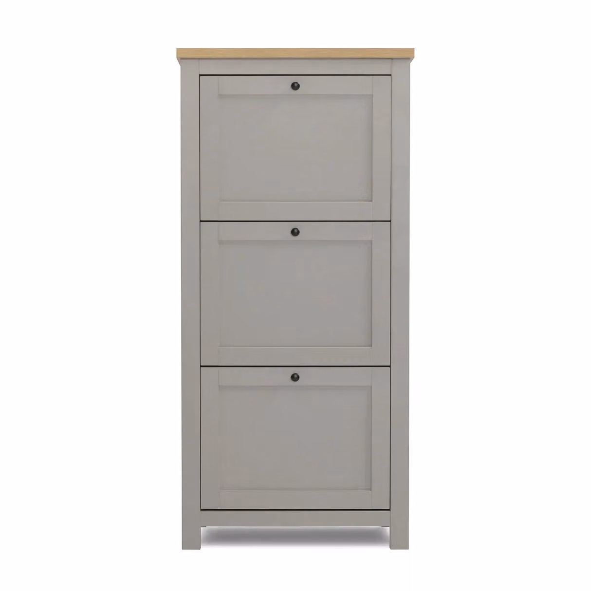 Home Garden Direct Wiltshire Shoe Cabinet in Grey – 2
