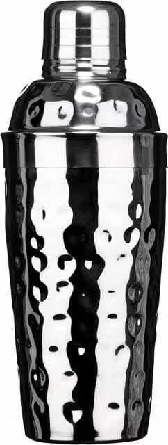 Orsina Stainless Steel Round Cocktail Shaker, Silver, 500ml – 1