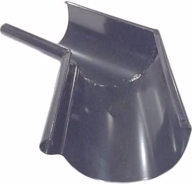 Galeco Steel Half Round Gutter Internal Angle 135 Degree, 120mm, Graphite Grey