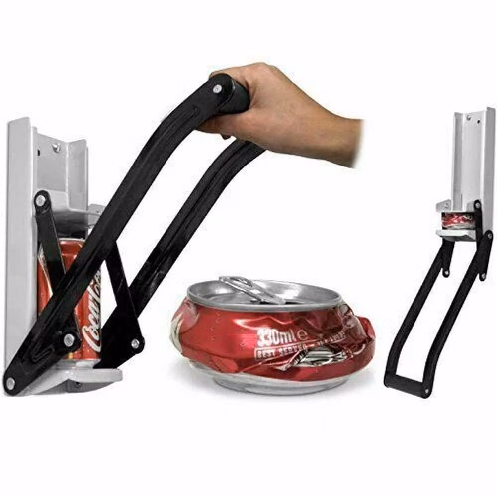 Flavora Metal Can Crusher with Bottle Opener in Black – 3