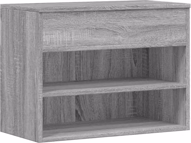 Berkfield Home Grey Sonoma Shoe Bench W/D/H: 60 x 30 x 45 cm – 1