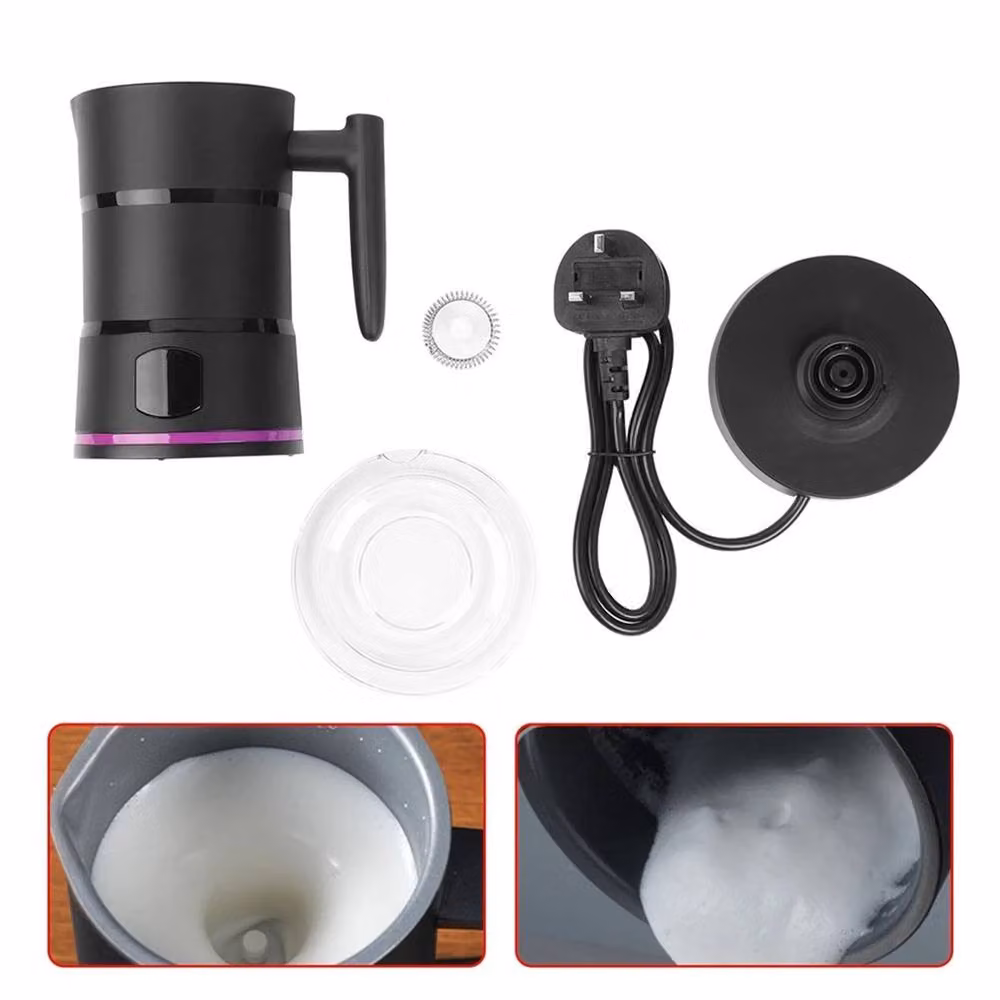 Nordara 4-in-1 Electric Milk Frother for Hot and Cold Coffee and Latte, 600 ml, Black – 5